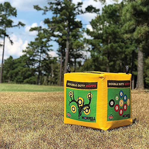 Morrell Double Duty 450 FPS Cube Field Point Archery Target - Yellow (Variation 1)