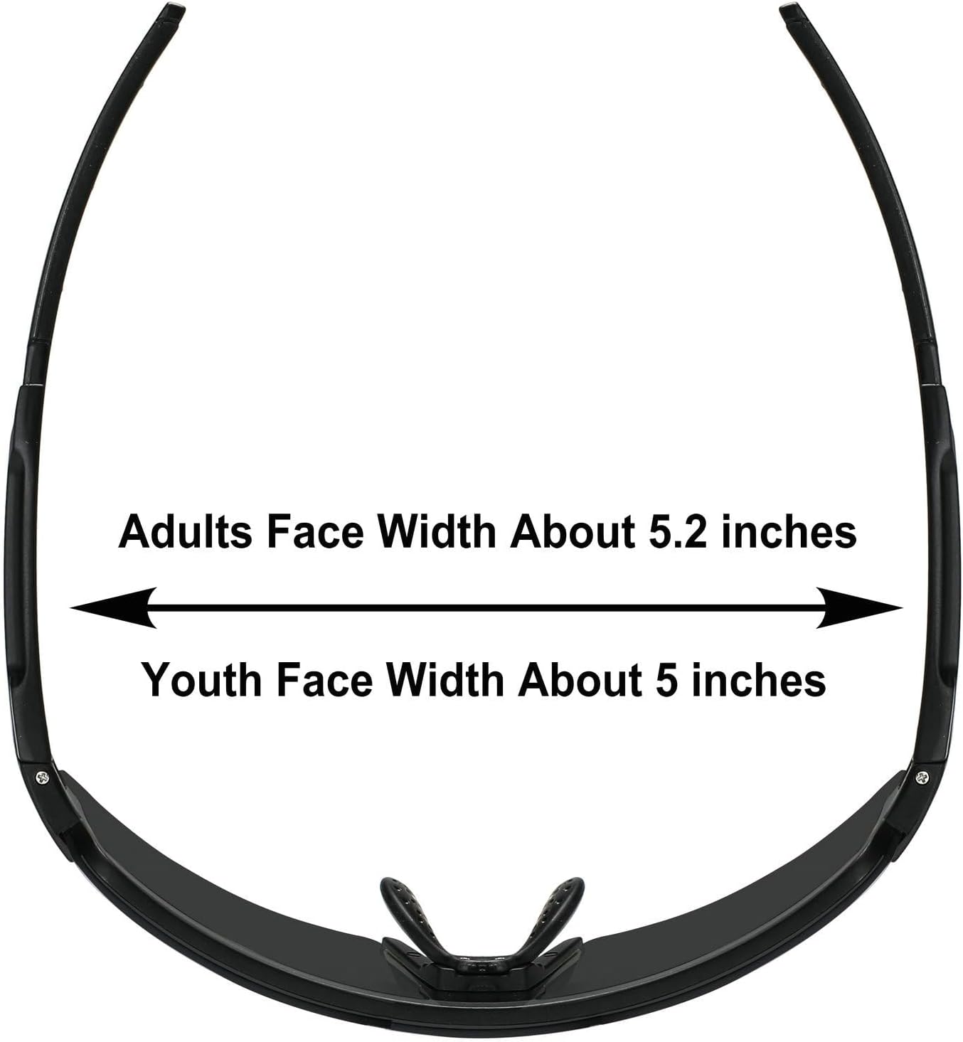 OMEKOL Polarized Sunglasses for Men and Women - UV400 Outdoor Sports Eyewear | Two Sizes Available