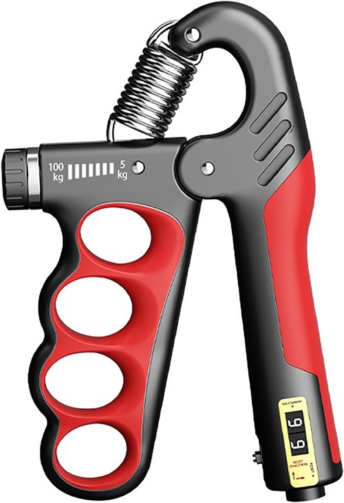Grip Strength Trainer - Adjustable Resistance Hand Grip Strengthener 11-220Lbs | Ergonomic Design for Athletes and Recovery