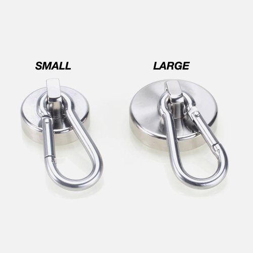 One Stop Outdoor (2-Pack) Magnetic Clip for Golf Towel Removable Industrial Magnetic Accessories Attaches to Golf Cart, Clubs or Golf Hub (Towels NOT Included) (Large 2 Pack)