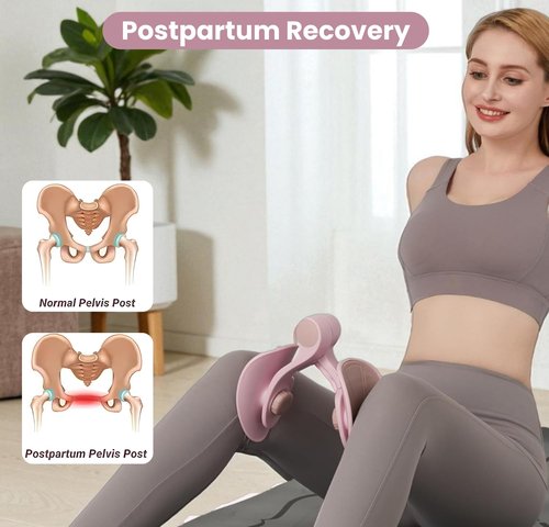 1. Thigh Exerciser Kegel Trainer for Women & Men, Pelvic Floor Muscle Device, Postpartum Rehab, Inner Thigh Toner, Hip Trimmer Workout Equipment