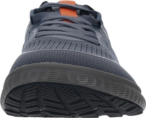WHITIN Men's Barefoot Running Shoes Width Transitional Minimalist Wide Toe Box Size 11 Zero Drop Rubber Outsole Sneakers Tennis Dark Grey 45