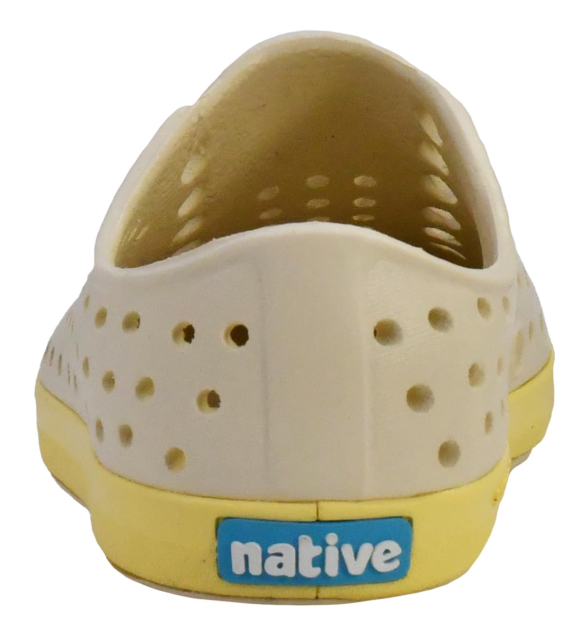 Native Shoes Unisex-Kids Jefferson Sneakers, Bone White/Gone Bananas Yellow, 11 Little Kid