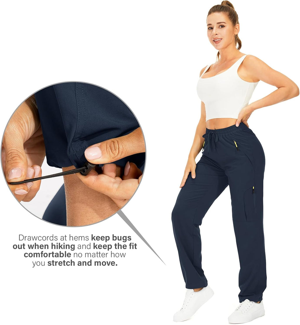 Skiennix Women's Hiking Pants - Quick Dry, Lightweight, UPF 50 | Ideal for Travel & Safari