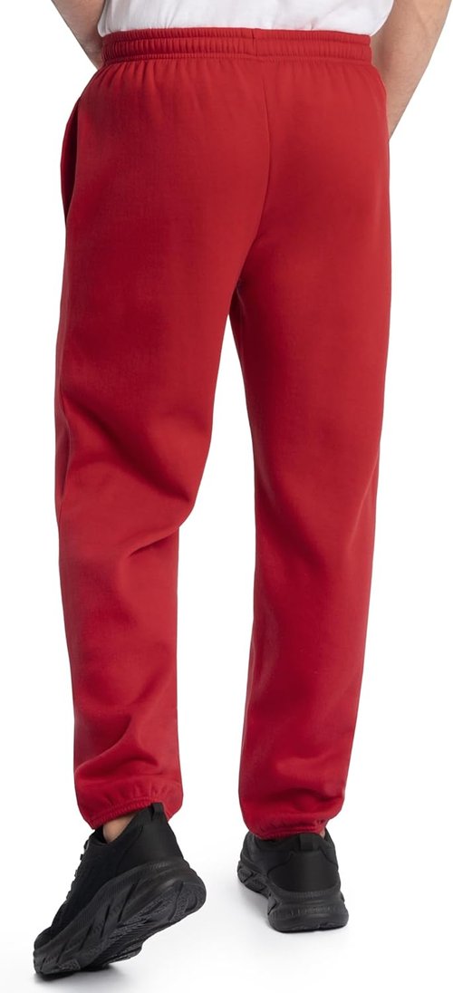 Fruit of the Loom Eversoft Fleece Sweatpants - Relaxed Fit, Moisture-Wicking, Pockets, Elastic Bottoms