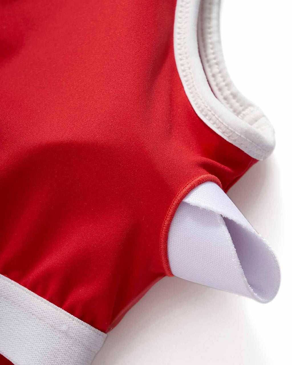 SUUKSESS Women Sweetheart Neckline Longline Sports Bra Padded Basic Workout Crop Tank Top (Red, M)