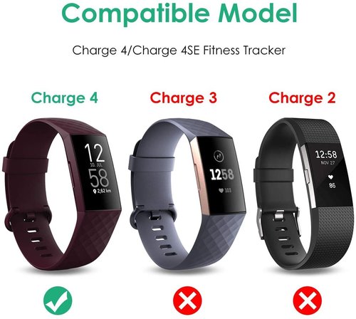 Master Cables Fitbit Charge 4 Charger Compatible with Fitbit Charge 4 ONLY (NOT for Charge 2 / Charge 3), Replacement Charging Cord Charger Cable Compatible with Fitbit Charge 4 Fitness Tracker