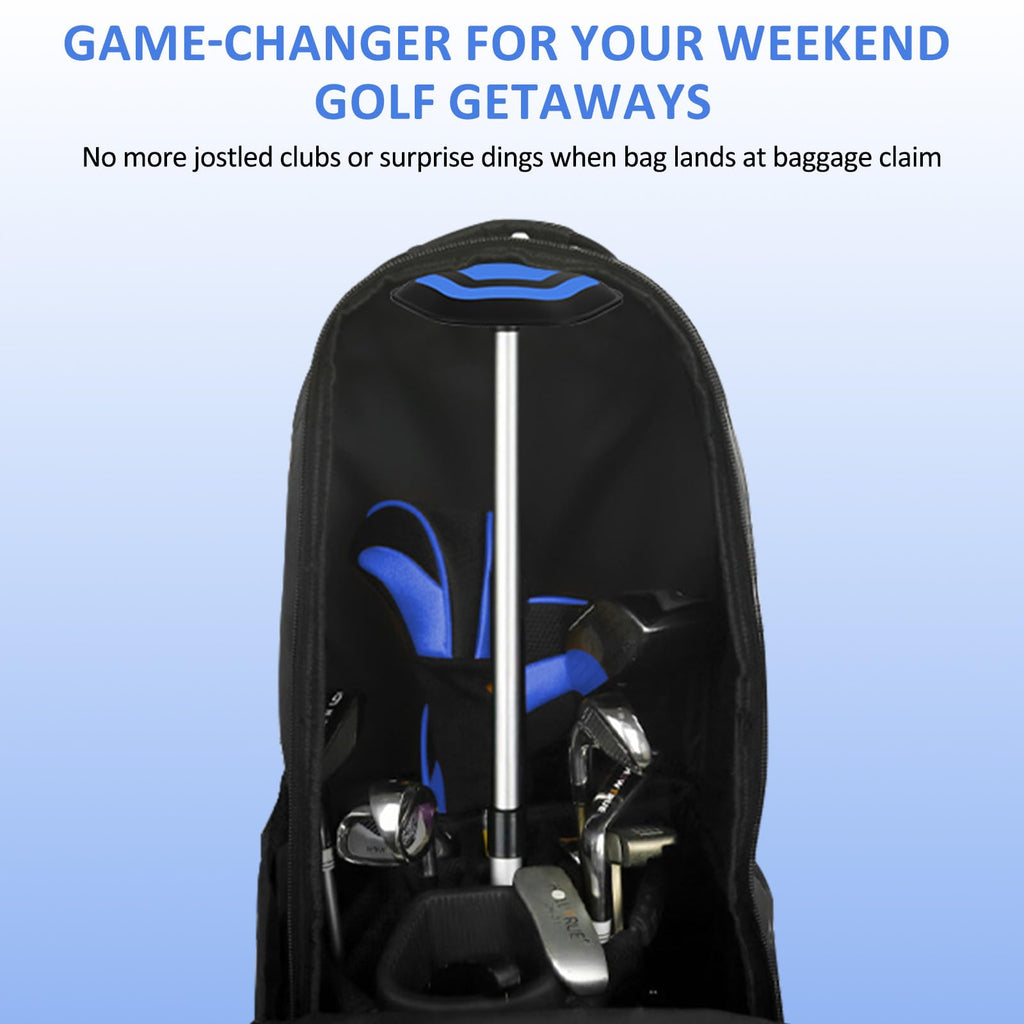 OFFKITSLY Golf Travel Bag Support Pole,Golf Clubs Protector Travel Bag Support Rod Anti-Impact Umbrella Cover Height Adjustable Golf Bag Accessories