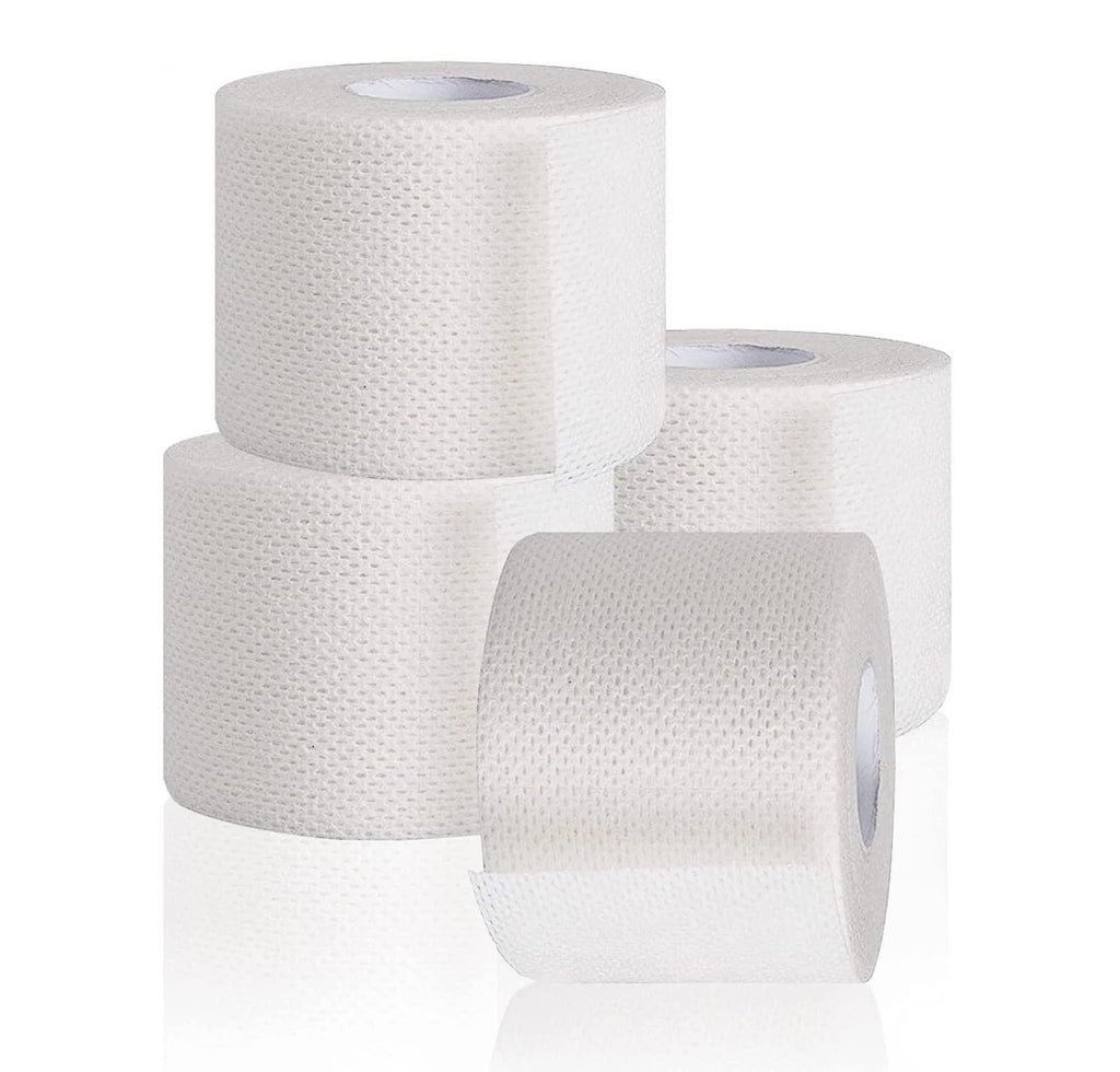 Premium Soft Cloth Easy to Tear Adhesive Tape 2 inch x 10 Yards for First Aid, Breathable Cloth Surgical Tape (Pack of 4)