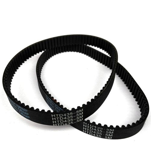 395 Teeth HTD-5M Belt for Electric Skateboard 15mm Width HTD435-5M Belt Replacement for Mountain Skateboard Conversion Kit (2 Belts 435)