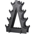 Dumbbell Rack 4 Tier Weight Rack for Dumbbells Compact Dumbell Rack Stand Only for Home Gym Weight Stand, (Rack ONLY)