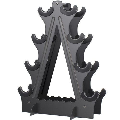 Dumbbell Rack 4 Tier Weight Rack for Dumbbells Compact Dumbell Rack Stand Only for Home Gym Weight Stand, (Rack ONLY)