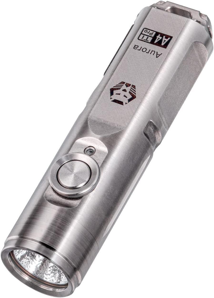 RovyVon A4 Pro Keychain Flashlight - 650 Lumens USB-C Rechargeable EDC Light for Outdoor Adventures