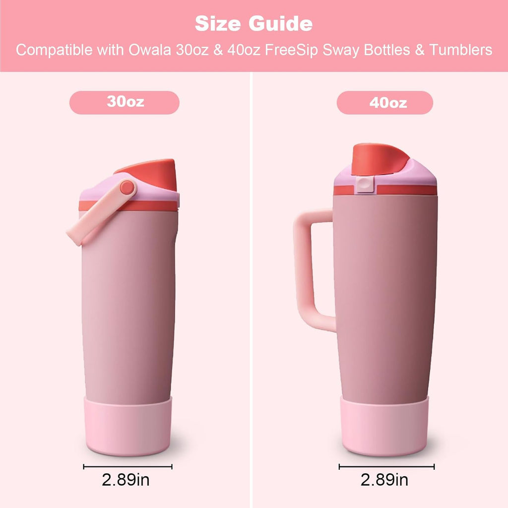 Owala Silicone Boot - Anti-Slip, Scratch-Resistant Sleeve for 30oz & 40oz FreeSip Sway Bottles