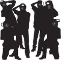 Beistle 2-Count Paparazzi Cutouts, Thin Printed Clear Plastic Hollywood Photographers Wall Backdrop Decorations, Awards Night Decor & VIP Celebrity Photo Prop for Parties, 5' 3"