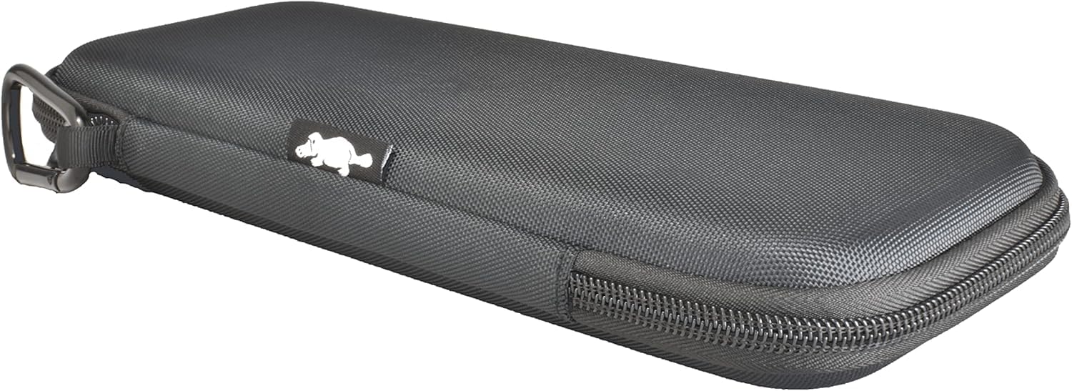 Platypus Golf Co. Golfing Caddie EVA Travel Case Organizer - Hand Reversible Hinging Glove Shaper & Holder, Mesh Pocket & Storage Slots, Golfers Cases for Men & Women
