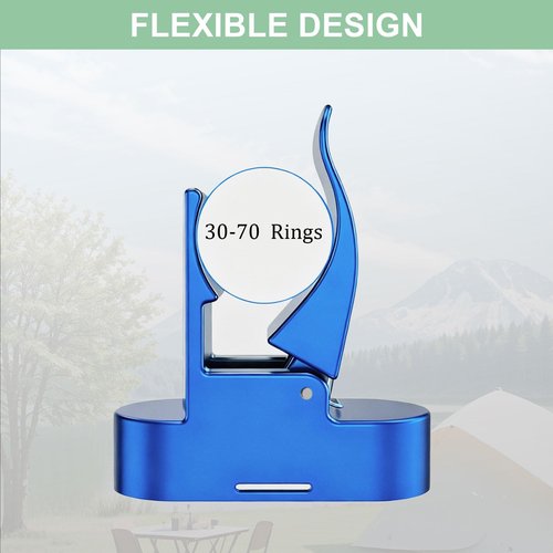 Tivora Magnetic Holder for Golf Cart - Blue, Fits 30-70 Ring, Golf Cart Holder with Strong Magnet, Secure Holder for Golf Cart and Outdoor Use