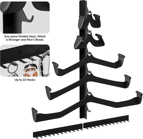 Lat Pull Down Bar Storage Rack by [Brand Name] - Wall-Mounted Gym Organizer for Attachments | Home Fitness Solution