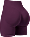 VOYJOY Women's Workout Shorts - Scrunch Butt Lifting Seamless Biker Shorts | 2.5" to 6" Sizes