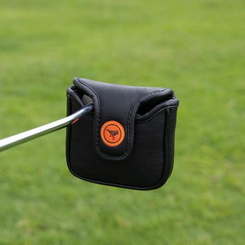 Golf Club Headcover 3 Wood Headcover Birdie Design Magnetic Closure Elegant Embroidery Premium Leather Driver Fairway Wood Hybrid Blade Mallet Putter Cover (for Mallet Putter)