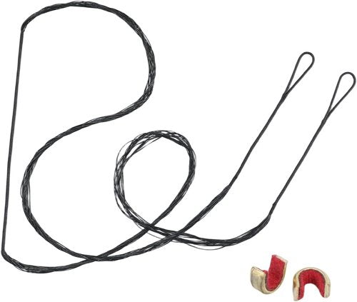 LWANO B55 Bow String - Replacement for Recurve & Longbow - 12/14/16 Strands, 48-70in, Includes 2 Brass Nocks