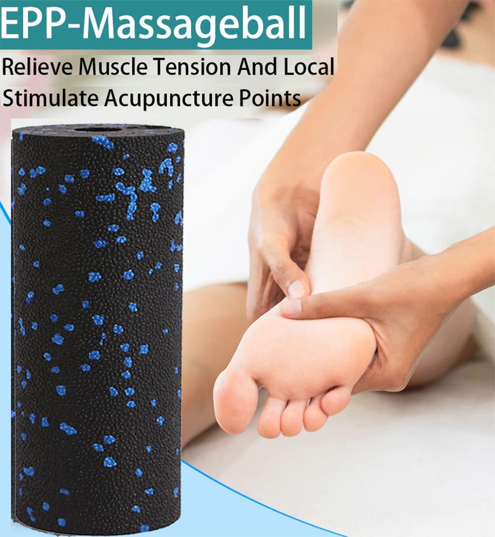 Skiennix Mini Foam Roller - Deep Tissue Massage for Muscle Relief & Myofascial Release | Peanut Ball Design