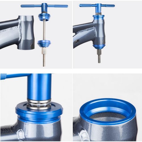 GDLPZM Bicycle bowl set press in tool, BB axle installation tool, press in wrist set repair riding equipment,Bicycle Bike Headset Bottom Bracket Installation