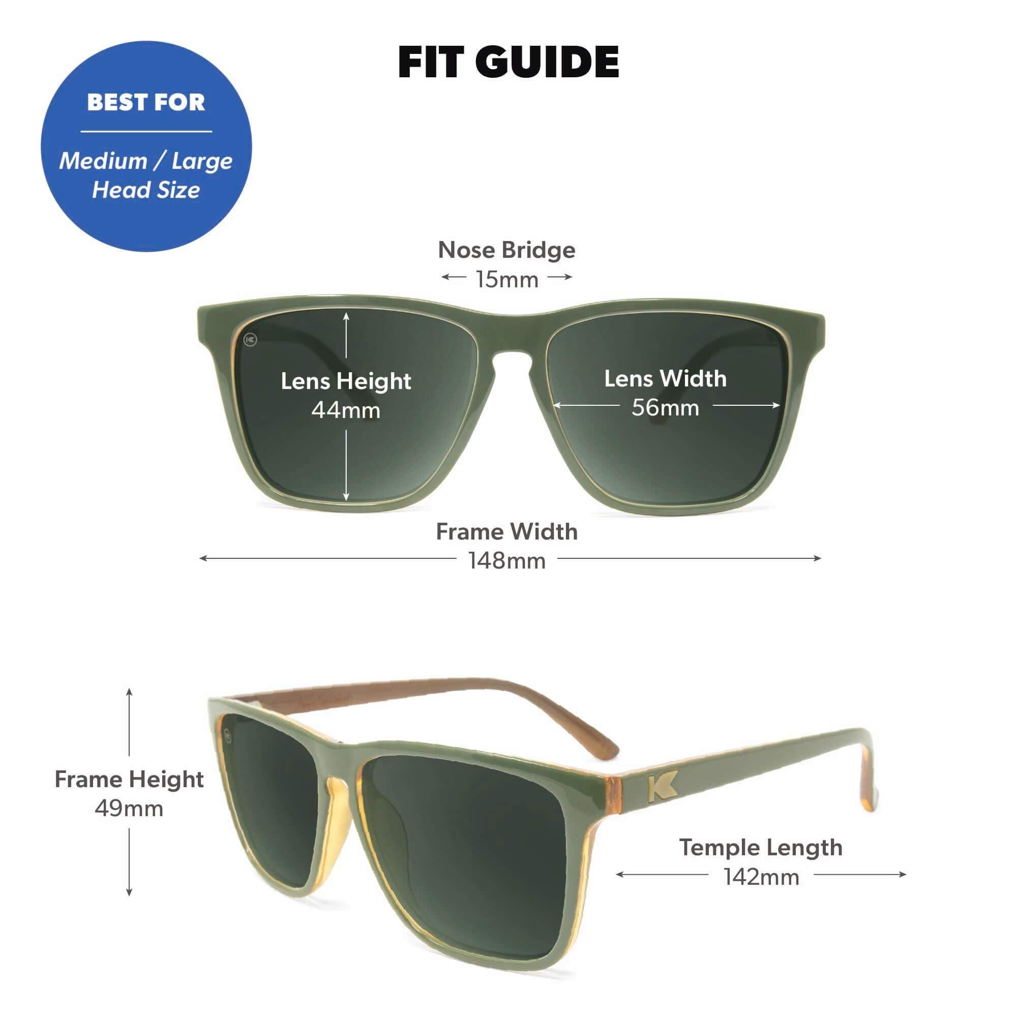 Knockaround Fast Lanes Lightweight Sunglasses for Men & Women - UV400 Protection