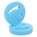 POPETPOP Water Exercise Discs: EVA Foam Swim Weights - Hand Held Swim Disc for Pool, 1 Pair, 18.00X18.00X2.80CM, Sky-blue