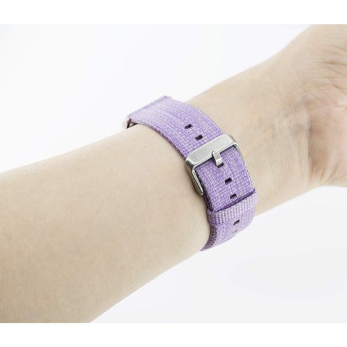 Mtozon 2-Pack Bands Compatible with fitbit Sense 2/Versa 4/Versa 3/Sense, Breathable Woven Fabric Strap, Adjustable Replacement Wristbands for Women Men, Lavender+ Pink