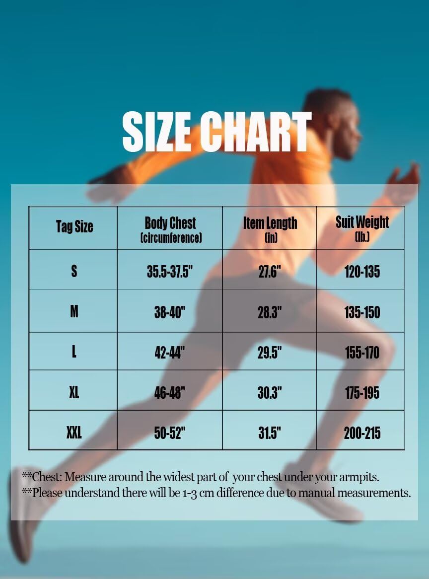 Zengjo Long Sleeve Athletic Shirts for Men - Moisture Wicking Workout Tee with UV Protection