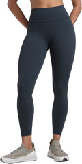 CRZ YOGA Workout Leggings - No Front Seam High Waisted Butterlift Design | 25" Length for Ultimate Comfort
