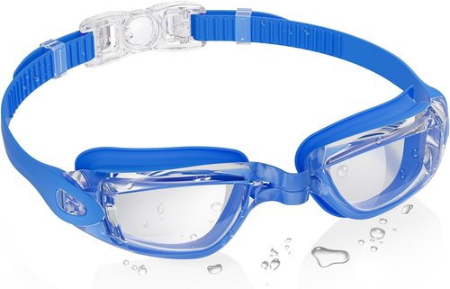 Aegend Swim Goggles - No Leak Design for Full Protection | Unisex Adult & Youth Sizes