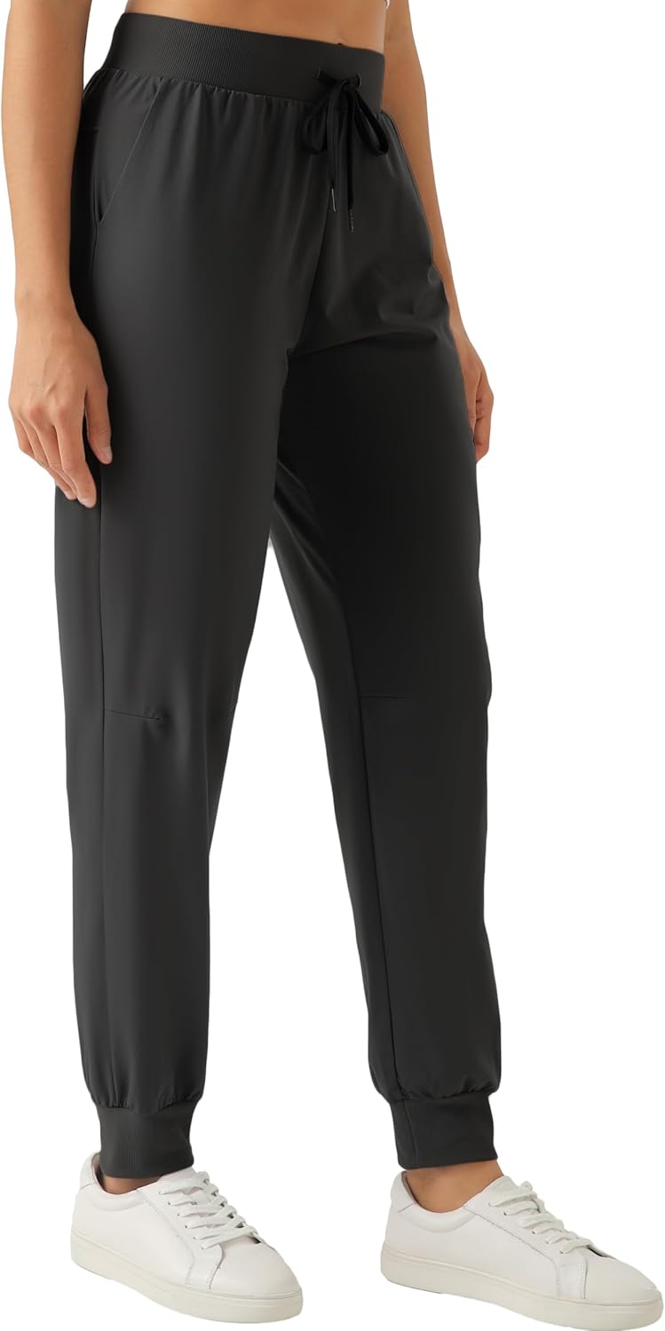 Skiennix Women's Lightweight Hiking Joggers - Quick-Dry Casual Pants with Pockets for Outdoor Adventures