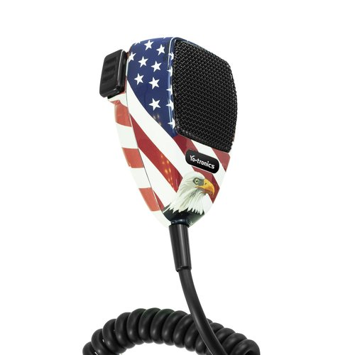 Y YO-TRONICS CB Microphone-4 Pin Noise Canceling CB Microphone, Amateur Radio and SSB Communications, Special USA Edition (YTM-CB66 USA)