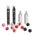 Lancer Tactical Defense Ball Bulk 0.43 Cal for Self Defense Includes Pack of 8 of Pepper Projectile, Rubber Ball & 2X 8 gram Cartridges（1 Count