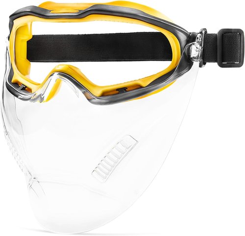COOLJOB Safety Goggles - Over Glasses Design with Anti-Fog Clear Lens | ANSI Z87.1 Impact Resistant