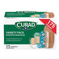 Curad Family Bandage Variety Pack - Waterproof, Flex-Fabric, Heavy Duty | 175 Count, 4 Styles Included