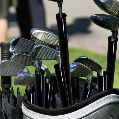 HOW TRUE Golf Bag Tubes 14 Pack with 2 Different Inner Diameters（1.5''）（1.25''） Golf Bag Club Protection Tubes Separators Dividers，Keeps Clubs Organised
