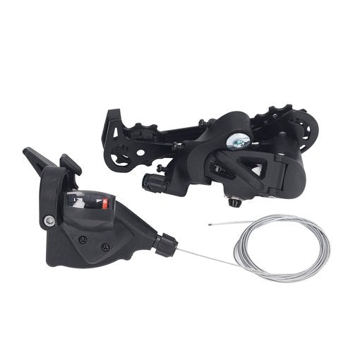 Topyond 9 Speed Groupset 11 to 40T Bike Speed Cassette Crank Shift Freewheels Bike Lever Rear Derailleur Chain Set for MTB Mountain Bike (34T Chainring)
