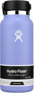 Hydro Flask 32 Oz Wide Mouth Water Bottle - Flexible Cap in Lupine Color