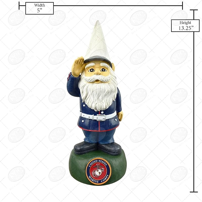 Marines Garden Gnome 13.25
