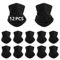 12 PCS neck gaiters for men women Face Mask Cooling Gator Mask Breathable Face Cover Ski Neck Scarf Protection from Dust Sun for Skiing Fishing Hiking Cycling