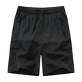 MOHEM Mens Hiking Cargo Shorts Lightweight Quick Dry Athletic Running Workout Shorts with Zip Pockets(Mhmencargopants-09069-Black05-XL)