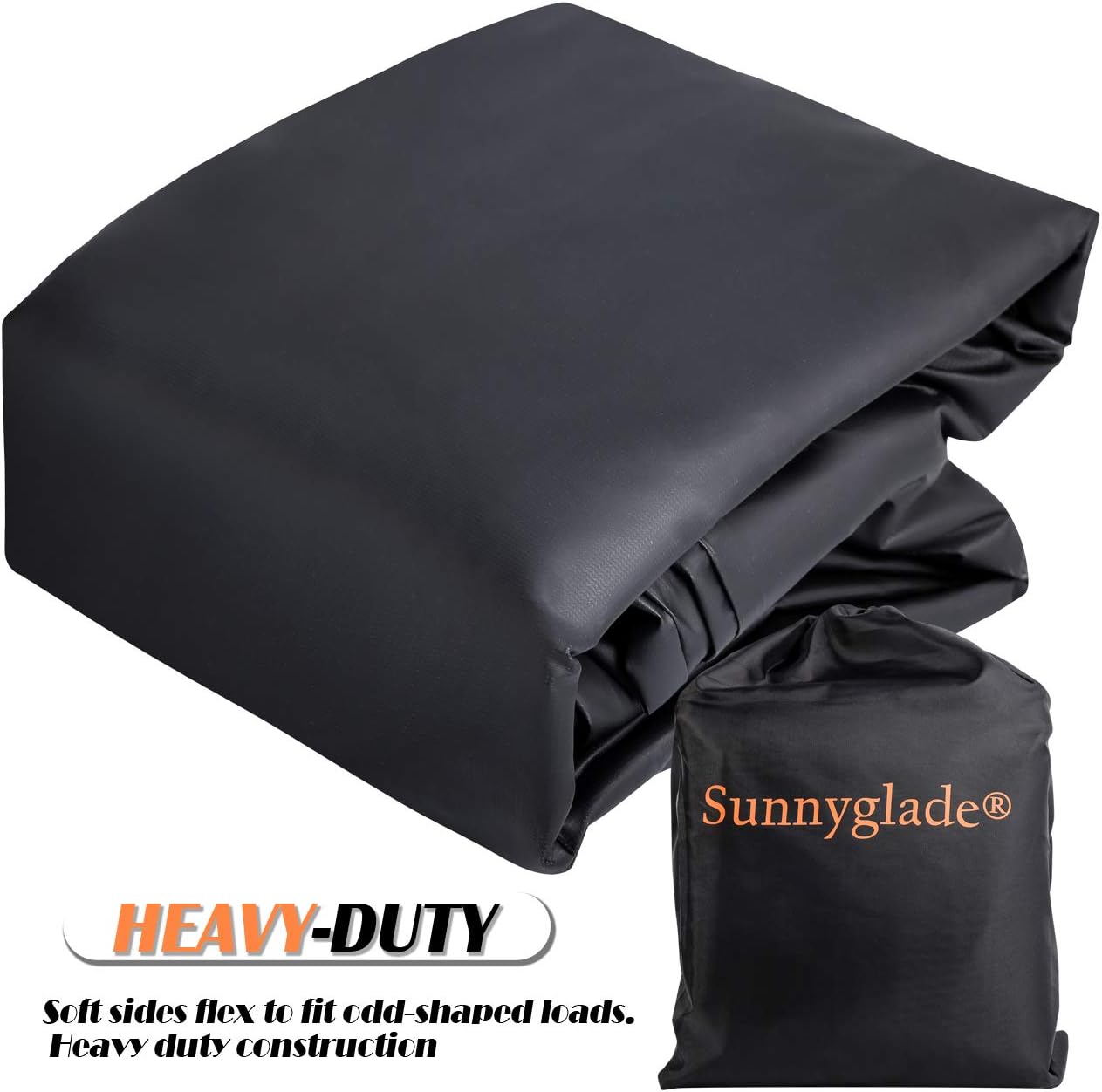 Sunnyglade Waterproof Cargo Bag - 15 Cubic Feet Car Top Carrier for All Roof Racks