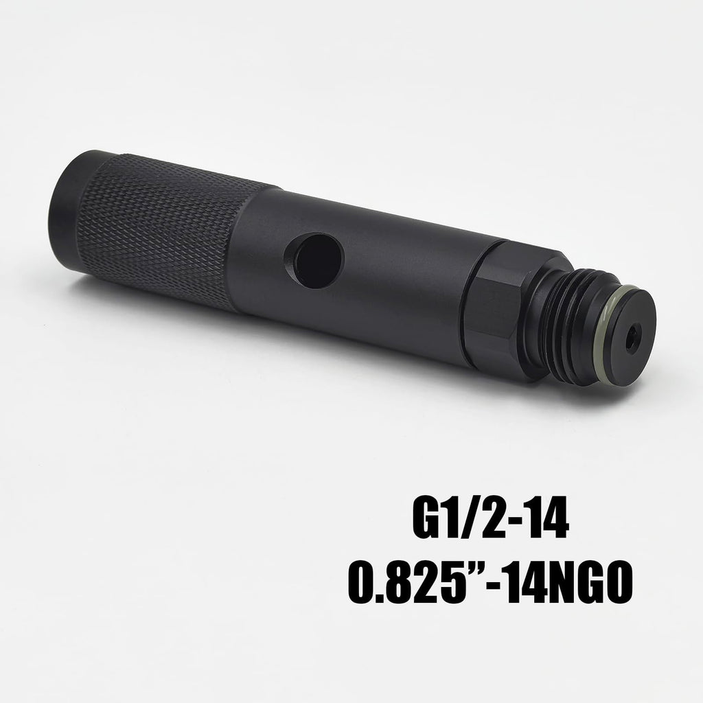 Aopkeo 12gram CO2 Cartridge Small Cylinder Quick Charge Adapter for Paintball PCP Airsoft Soda Water (G1/2-14(0.825"-14NGO))