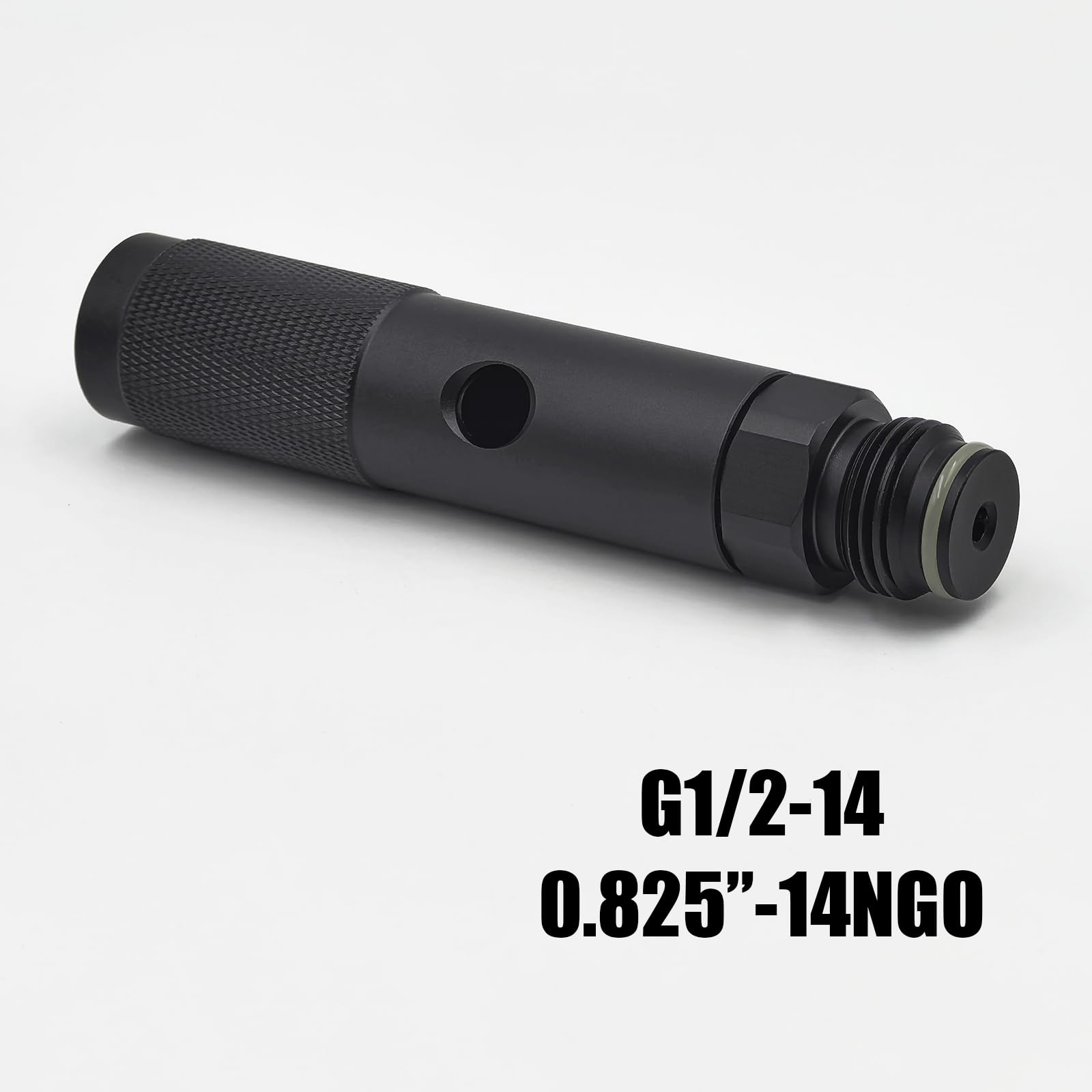 Aopkeo 12gram CO2 Cartridge Small Cylinder Quick Charge Adapter for Paintball PCP Airsoft Soda Water (G1/2-14(0.825"-14NGO))