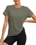KevaMolly Workout Tops for Women - UPF50+ Breathable Short Sleeve Yoga & Running Tee