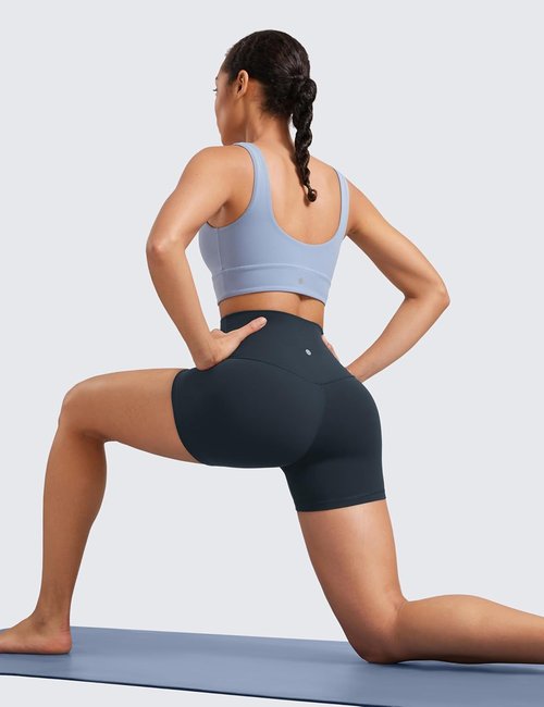 CRZ YOGA Butterluxe Biker Shorts 4'' - High Waisted Spandex for Women's Workout & Yoga