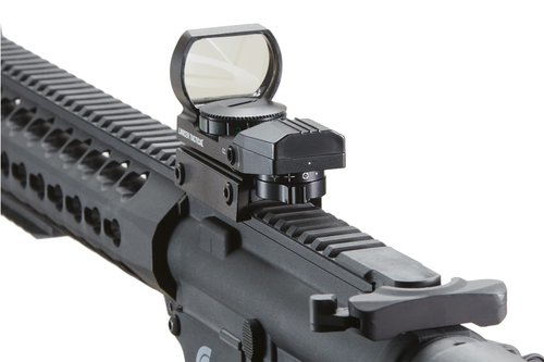 Lancer Tactical Multi Reticle Full Metal Red & Green Dot Open Tubeless Reflex Airsoft Scope Sight